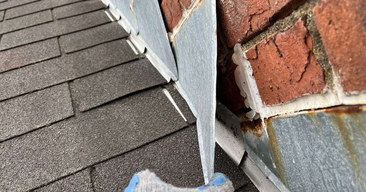 WInd Damage - Roof Flashing
